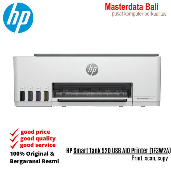 Printer HP Smart Tank 520 USB AIO Printer (1F3W2A)  Print, Scan, Copy