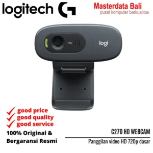 Webcam Logitech C270 HD 720p 30fps Original baru