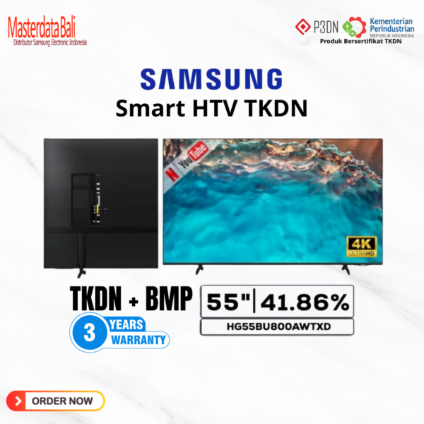 Samsung Hospitality Smart TV TKDN 55 inch - HG55BU800
