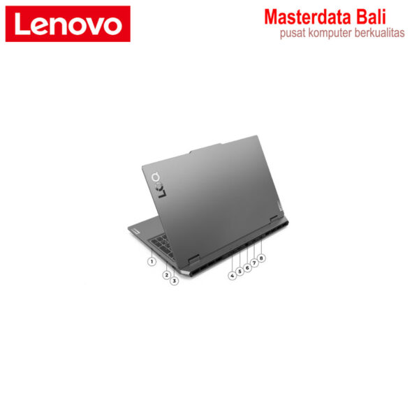 LENOVO LOQ Gaming 5AHP9 Ryzen 5 8645HS 8GB 512GB 4050 W11 83DX0037ID Luna Grey - Image 4