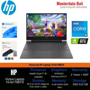 Victus by HP Laptop 15-fa1788TX i5 P/N : A4TX4PA#AR6