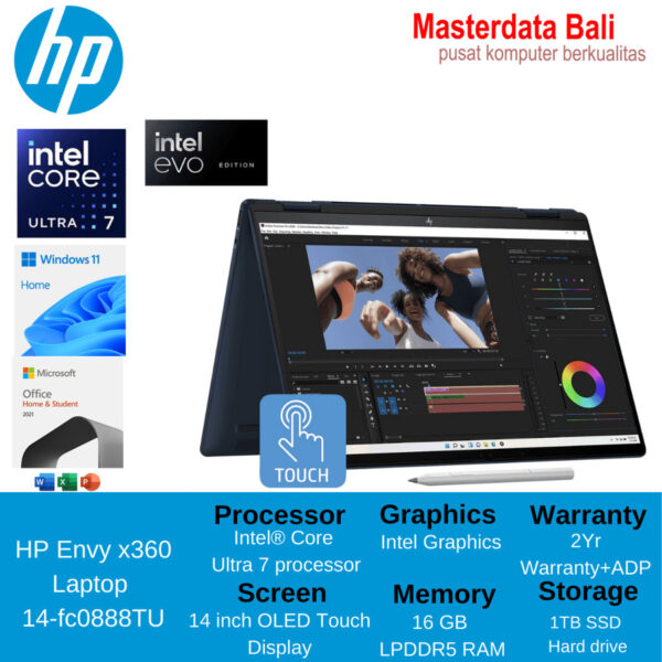 Laptop HP ENVY x360 14-fc0888TU