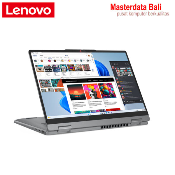 Laptop Lenovo IdeaPad 5 2 in 1 14IRU9 Core 7 150U 16GB 512GB W11 OHS 83DT007NID Luna Grey - Image 3