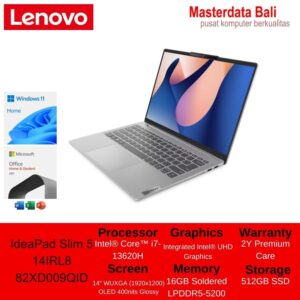Laptop Lenovo IdeaPad Slim 5 14IRL8 82XD009QID Core i7 13620H 16GB 512GB W11 OHS