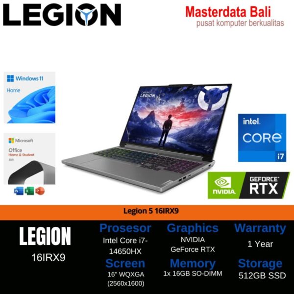 LENOVO Legion 5 16IRX9, PN 83DG00BXID