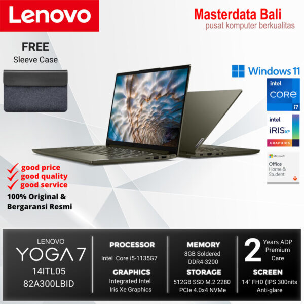 Laptop Lenovo Yoga Slim7 14ITL05 82A300LBID/82A300LPID