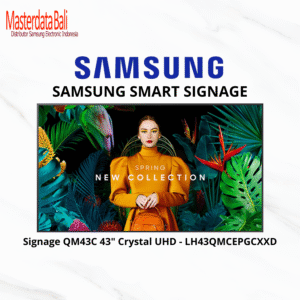 Samsung Smart Signage Crystal UHD 43" QM43C - LH43QMCEPGCXXD