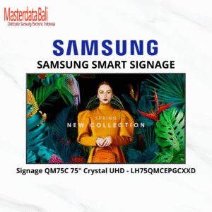 Samsung Smart Signage Crystal UHD 75" QM75C - LH75QMCEPGCXXD