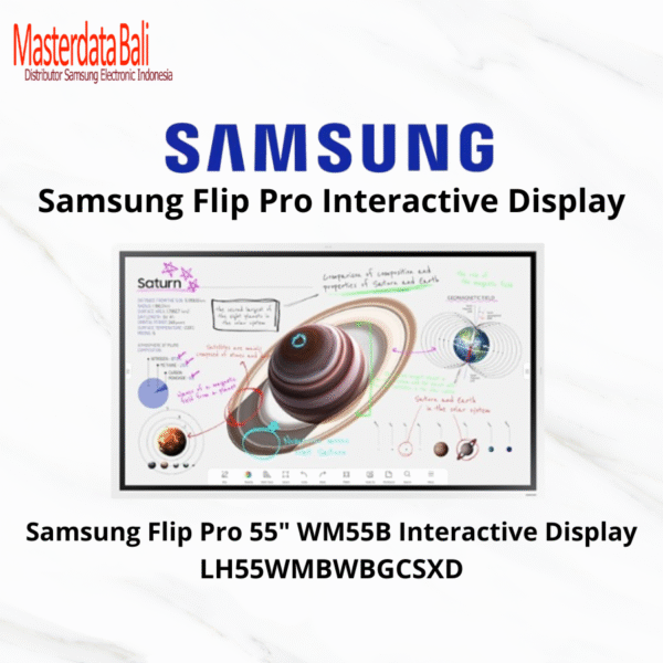 Samsung Flip Pro 55" Interactive Display WM55B - LH55WMBWBGCSXD