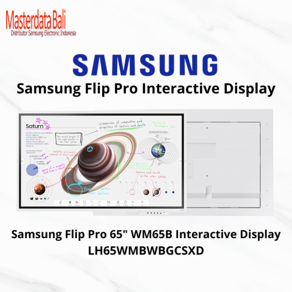 Samsung Flip Pro 65" Interactive Display WM65B - LH65WMBWBGCSXD