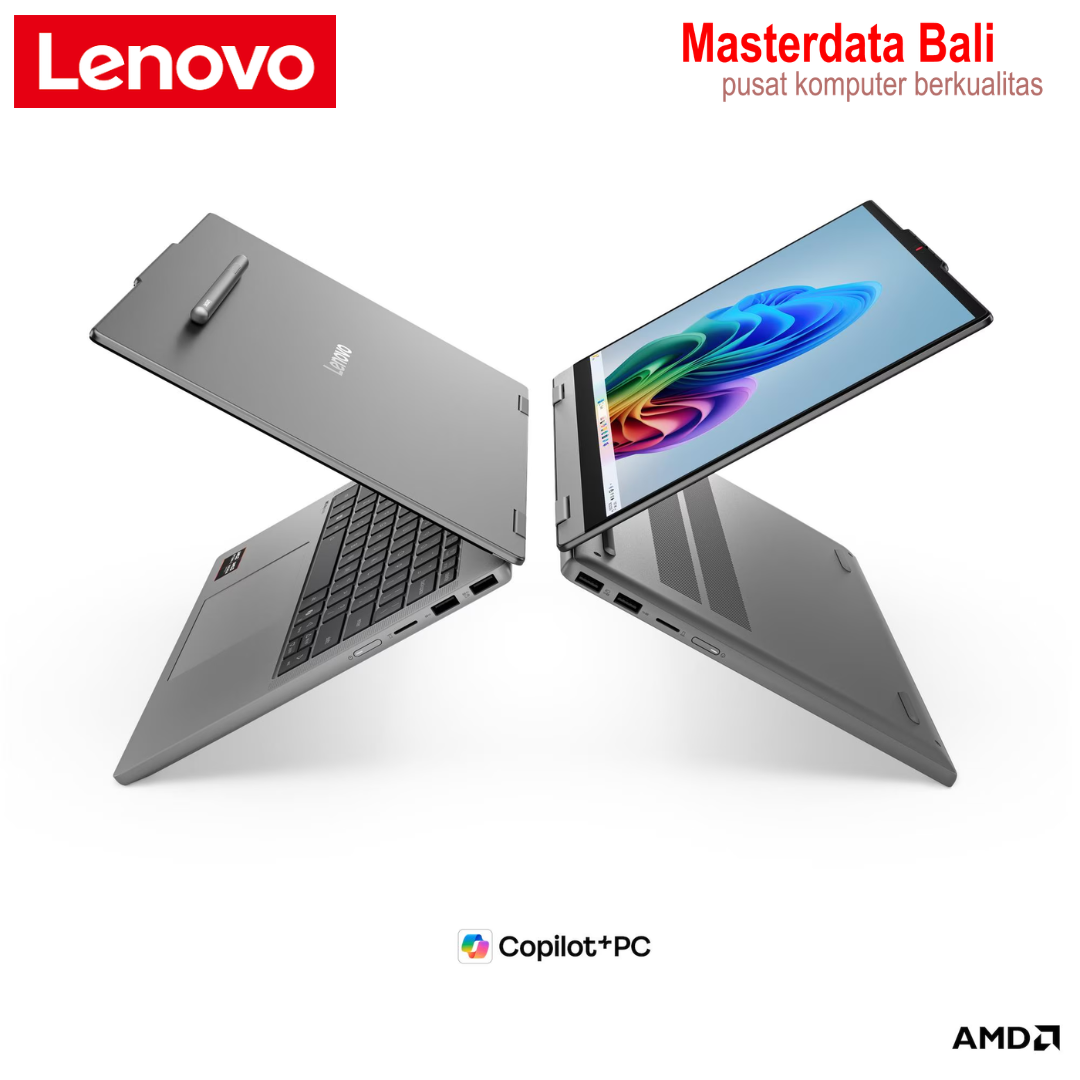 Laptop Lenovo IdeaPad 5 2-in-1 14IPH11 Intel Core Ultra 5 16GB 512GB 14" WUXGA IPS Luna Grey W11HSL OHS 2024 2Y Premium Care + ADP 83UG0024ID - Image 2