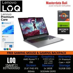 Laptop Lenovo LOQ 15AHP11 83TN000SID