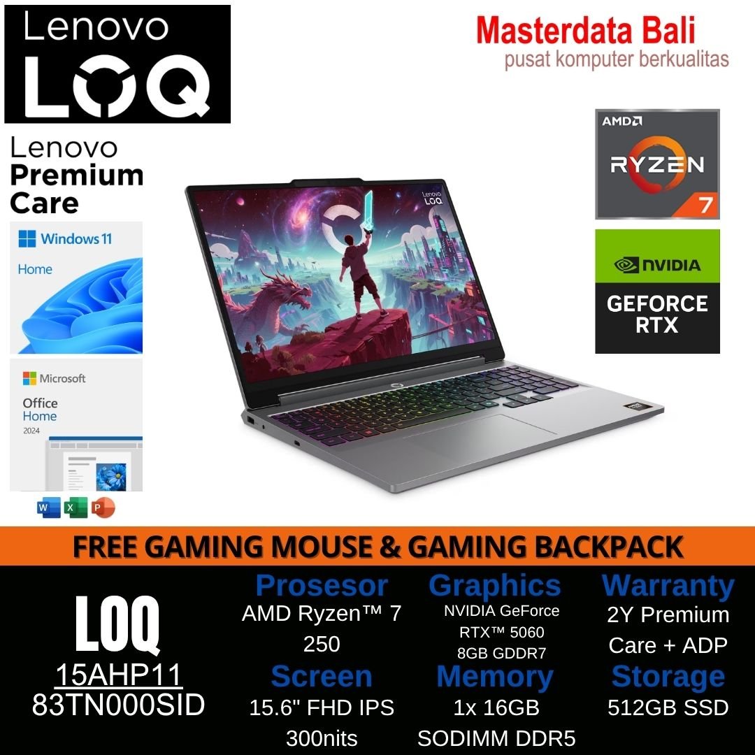 Laptop Lenovo LOQ 15AHP11 83TN000SID
