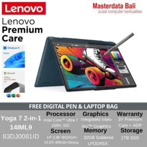 Laptop Lenovo Yoga 7 2-in-1 14IML9 83DJ0081ID