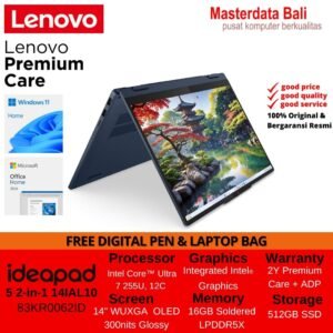 Laptop Lenovo IdeaPad 5 2-in-1 14IAL10 83KR0062ID